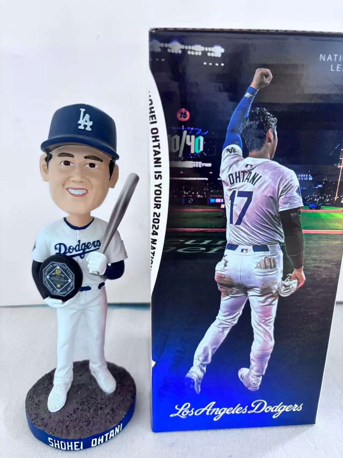 限定 大谷翔平 ボブルヘッド 2024 MVP Dodgers シルバーバット - メルカリ