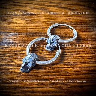 ネクロマンス ピアス2連 合計4個 チャンキースカル hide X Japan ネクロマンス NECROMANCE【スカルピアス ＜チャンキースカル/トップ