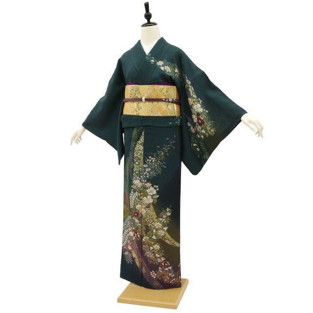 中古】 訪問着 着物 フォーマル 正絹 リサイクル 袷 吉野一廉 作家物