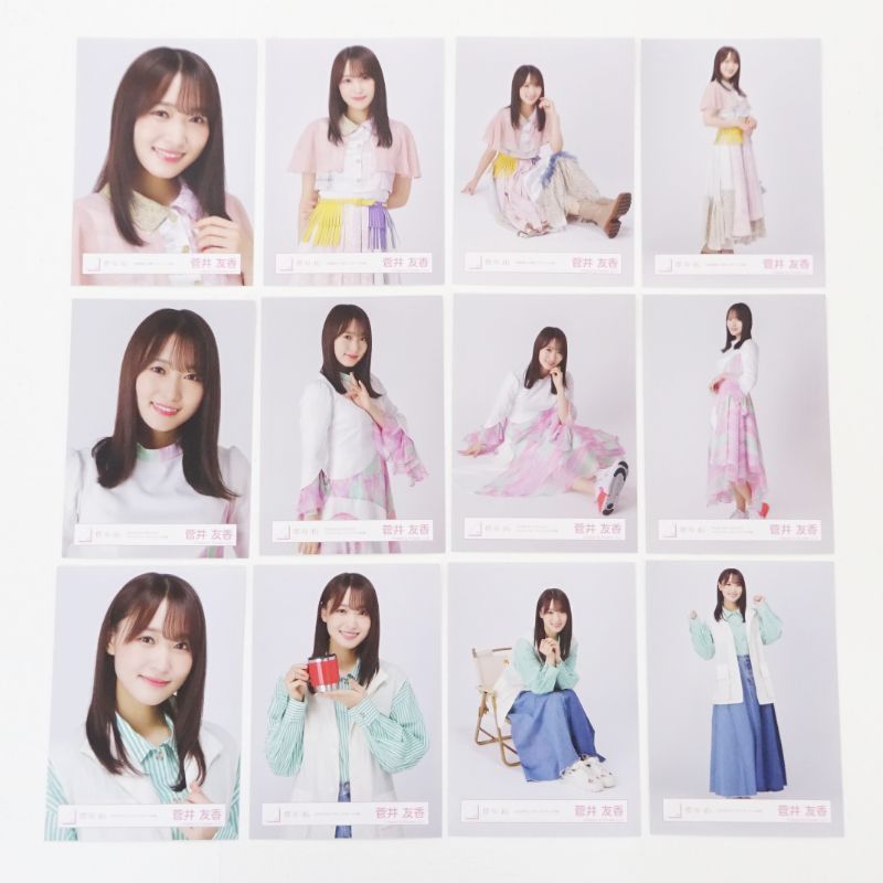 三重店】櫻坂46 菅井友香 生写真 9種コンプ 計36枚セット（欅坂46