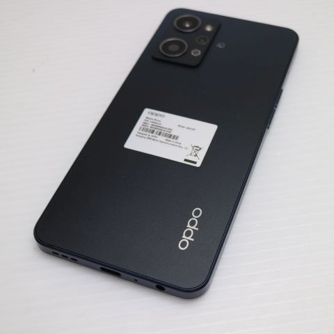 超美品 SIMフリー OPPO Reno7 A ブラック スマホ 土日祝発送 即日発送