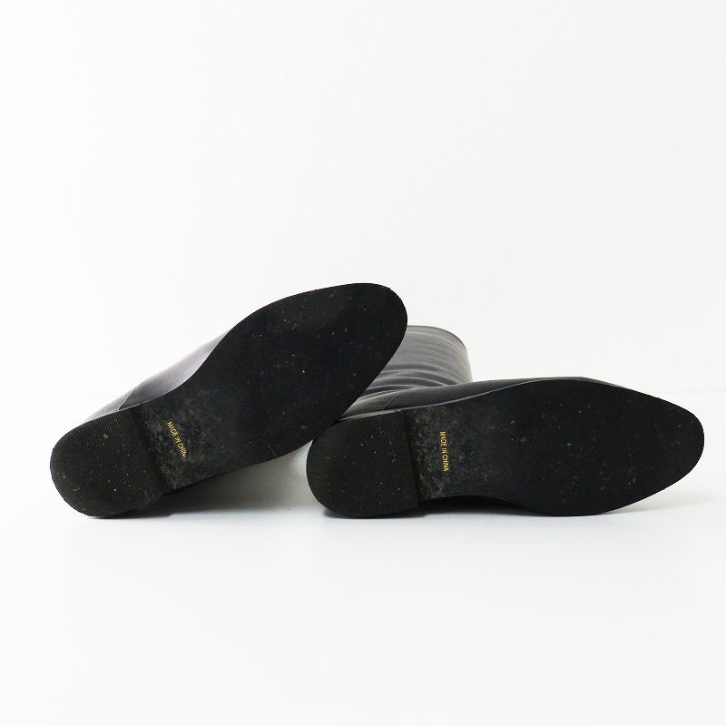 定価2.8万 2024AW スローブイエナ SLOBE IENA SLOBE ロングブーツ 23.0