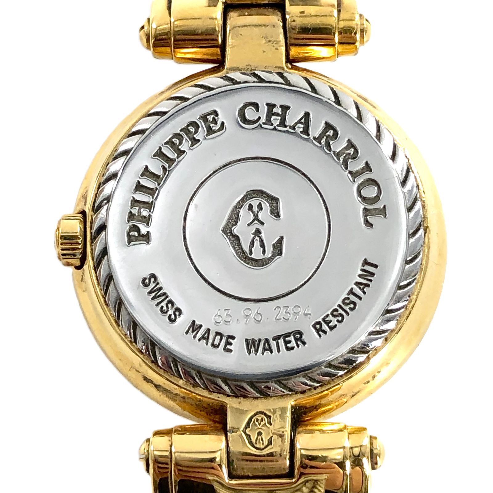 PHILIPPE CHARRIOL フィリップシャリオール 63.96.2394 SS/QZ シルバー