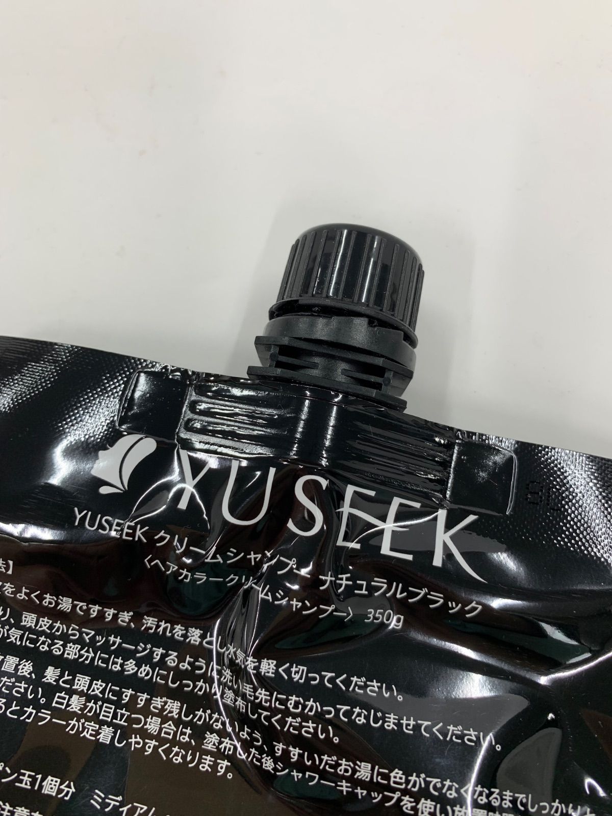 YUSEEK クリームシャンプー ナチュラルブラック350g x 2 fret_yuseek001