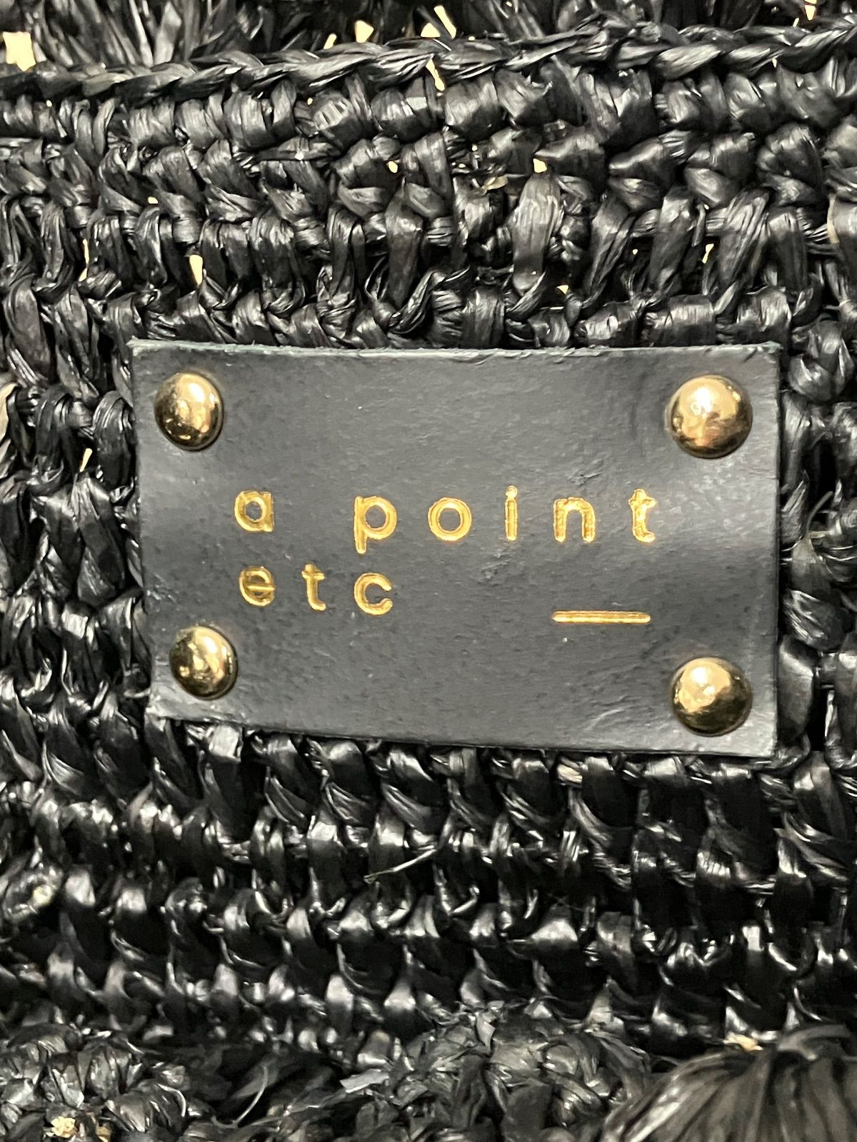 P/a point etc アポワンウテセ ラフィアバッグ - メルカリ