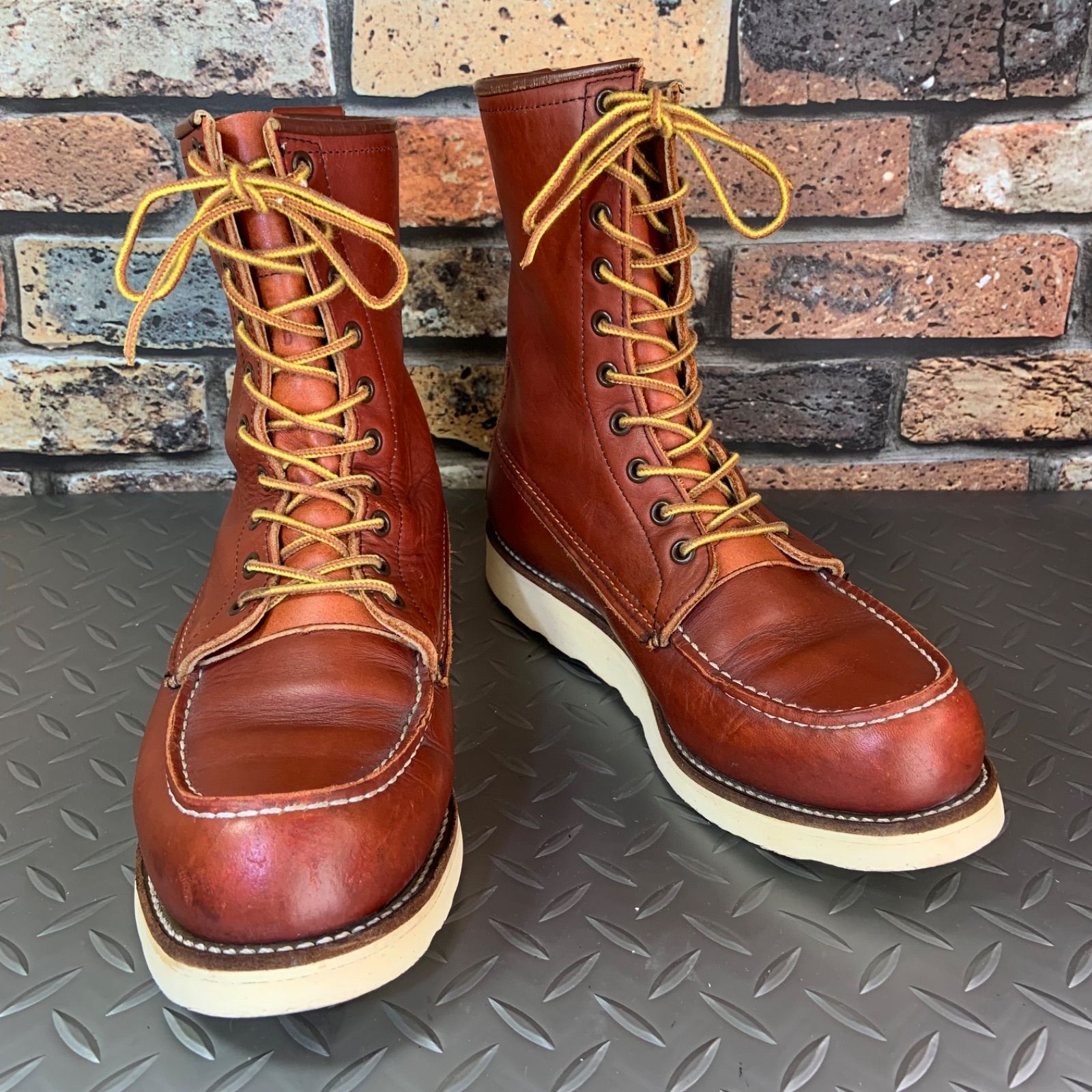 ☆REDWING 877 8-inch Classic Moc 四角犬タグ 1997年製 US7.5D JP25.5