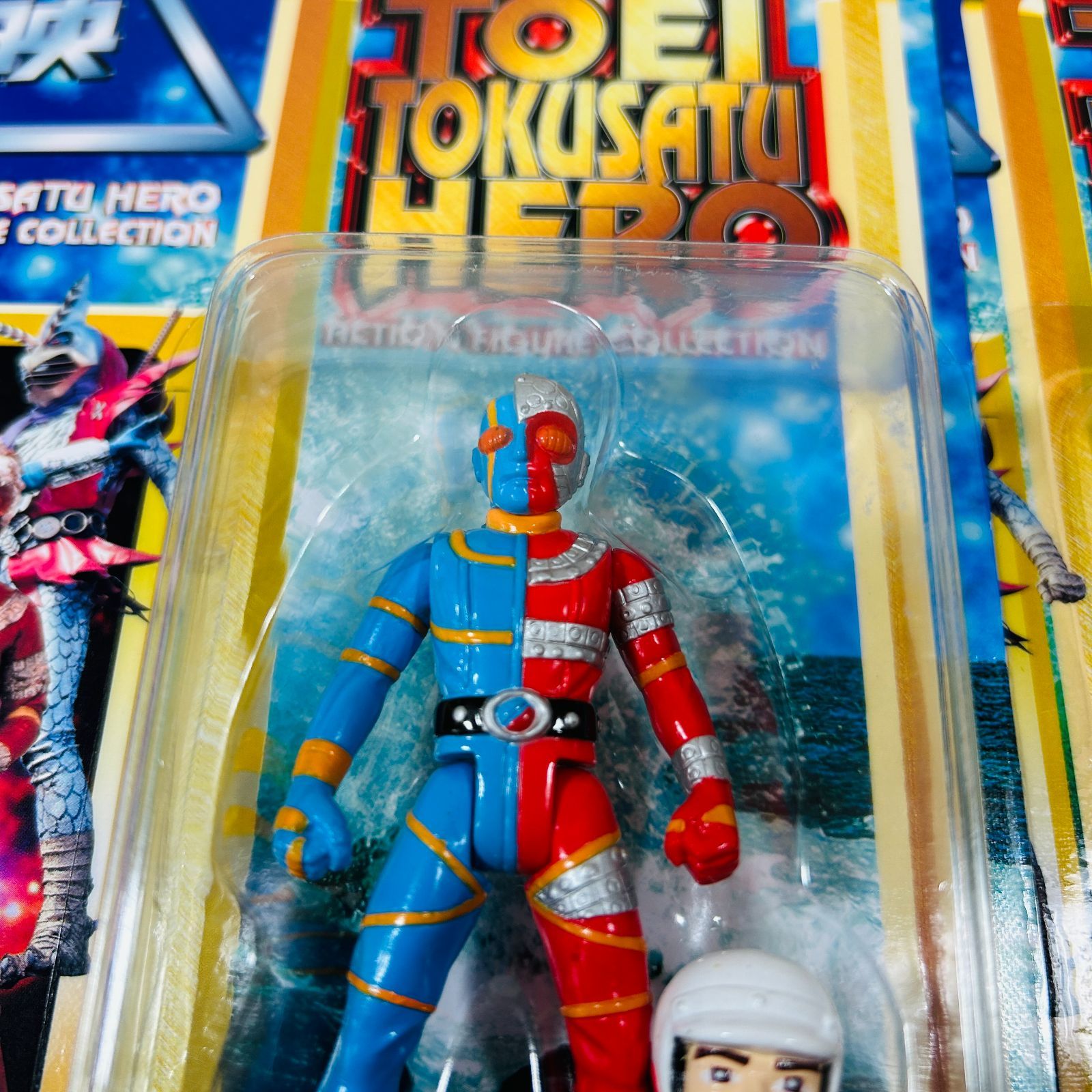 特撮キカイダーシリーズ、イナズマンフィギュア 4体セット 未開封品