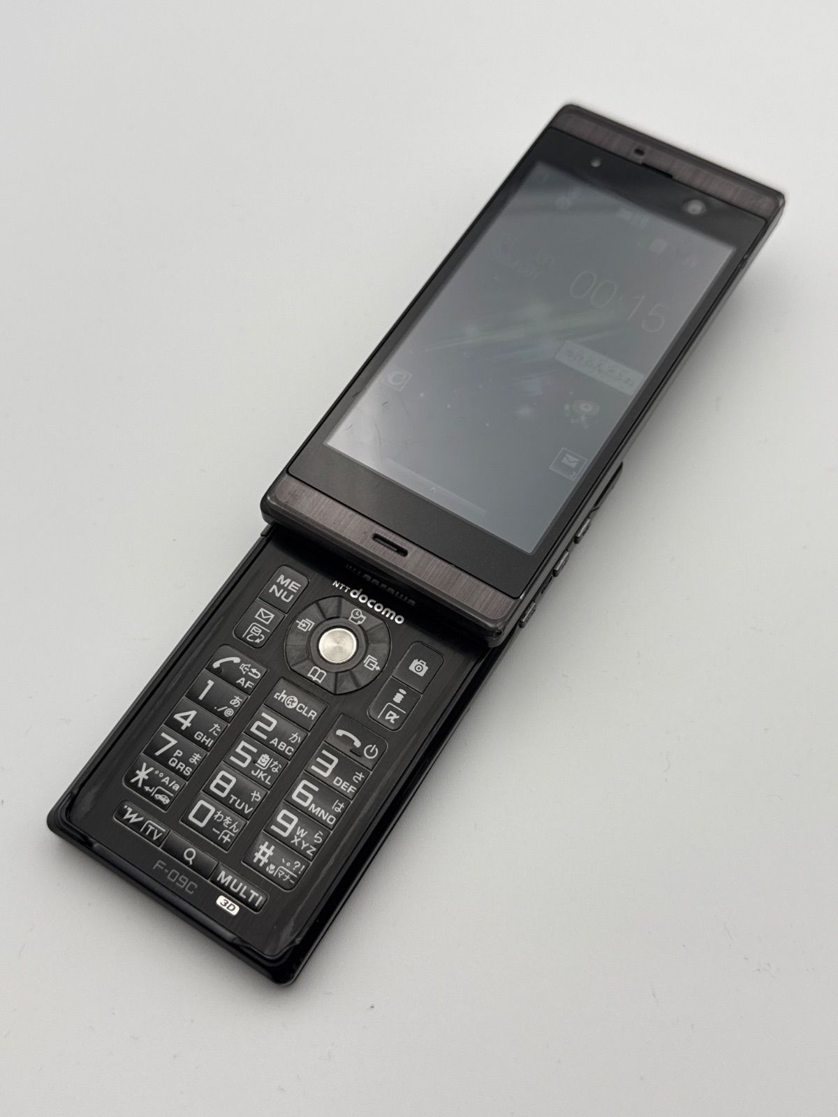 レア商品 docomo PRIME series F-09C 富士通 ブラック/黒 ガラケー