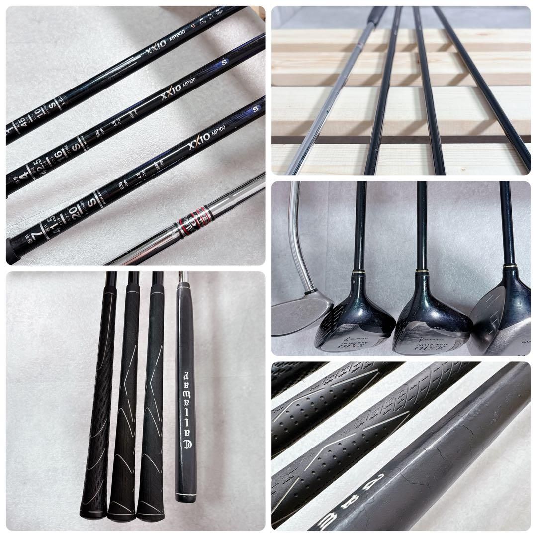 T178 XXIO ゴルフクラブ メンズ フルセット 14点 初心者 男性 白