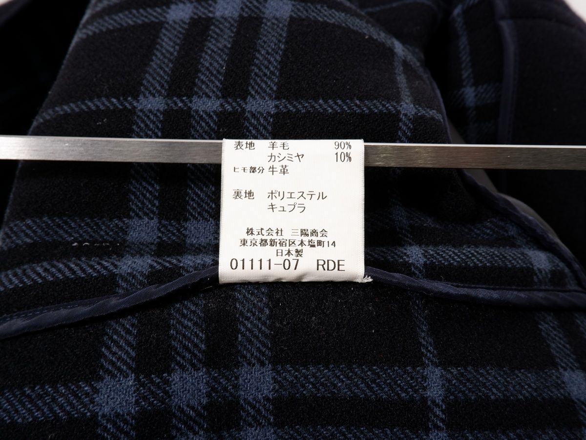 BURBERRY LONDONバーバリー ロンドン 上質ダブルフェイス羊毛ウール