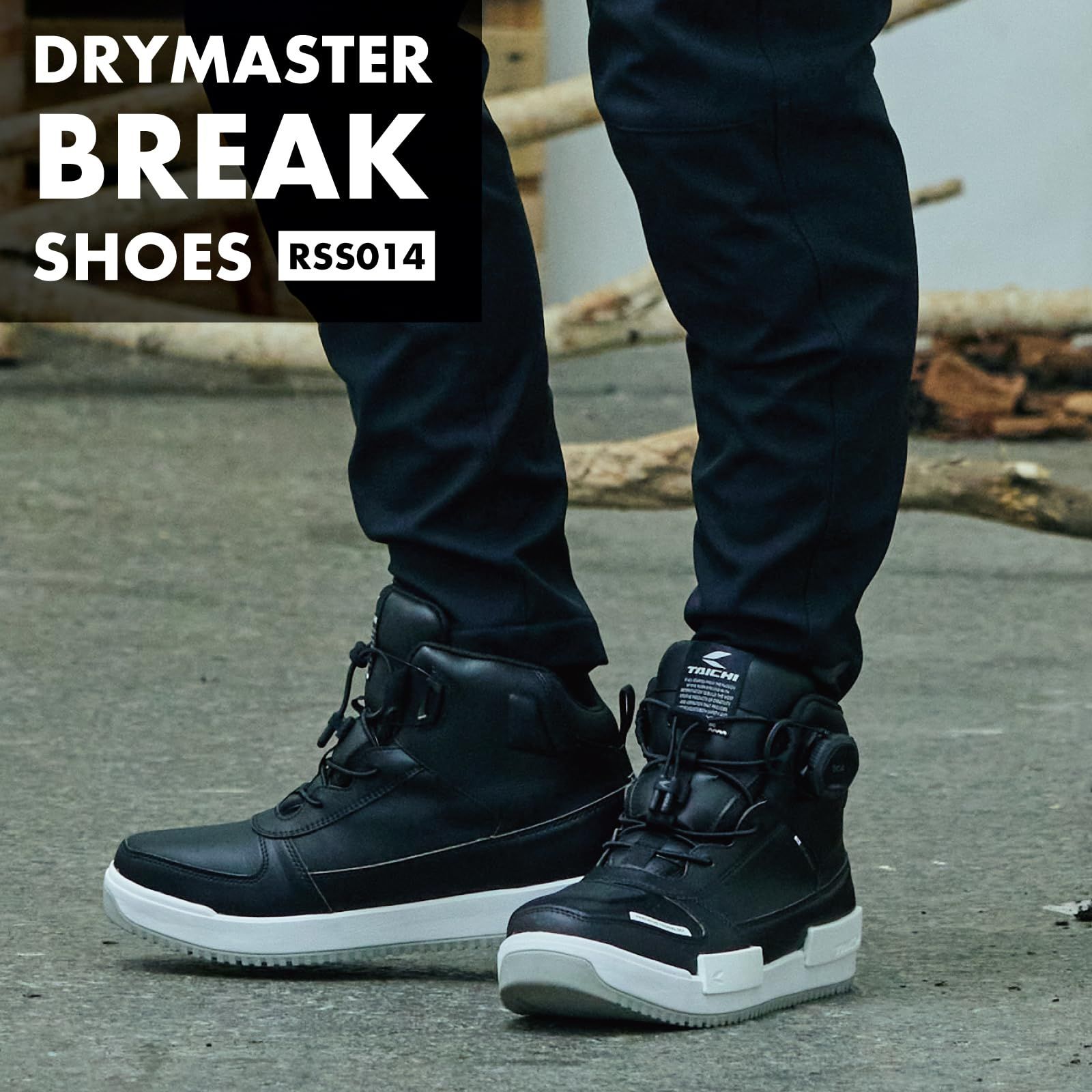 新品 [RSタイチ] バイク ライディングシューズ 靴 防水 プロテクター