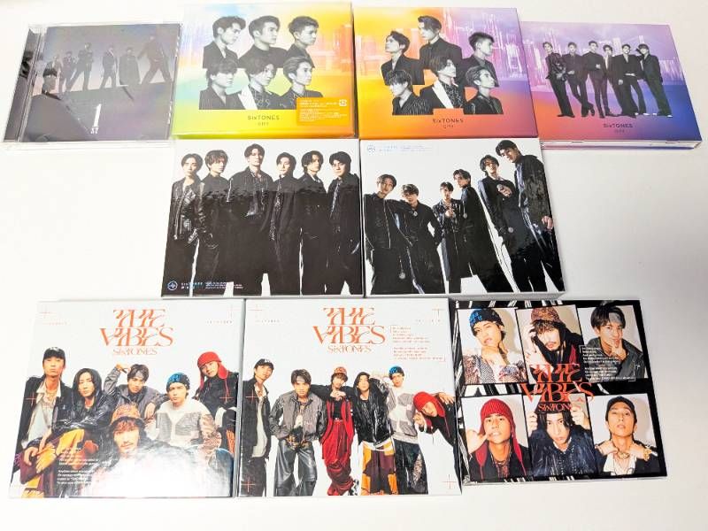 SixTONES アルバム 9点セット まとめ売り 1st/CITY/声/THE VIBES Blu