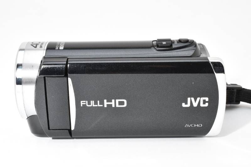 実用光学美品 箱あり】JVC Everio GZ-E180 黒 ブラック ビデオカメラ