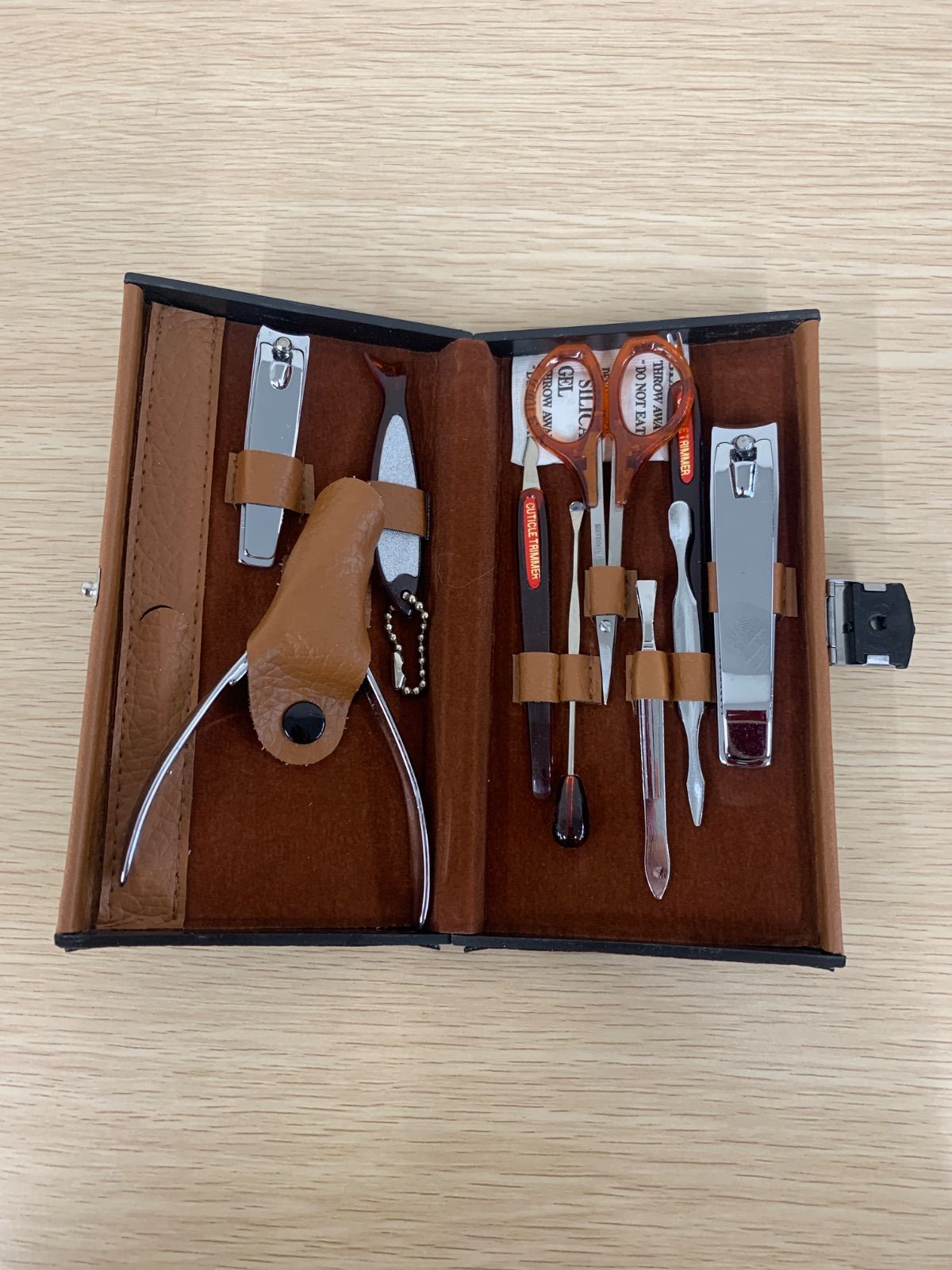 2 ネイルケアセット 10点セット コンパクト ケース付き 携帯用【美容