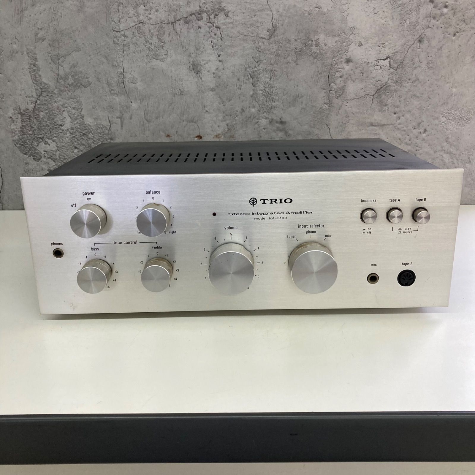 TRIO トリオ プリメインアンプ KA-3100 通電確認済 ジャンク - メルカリ