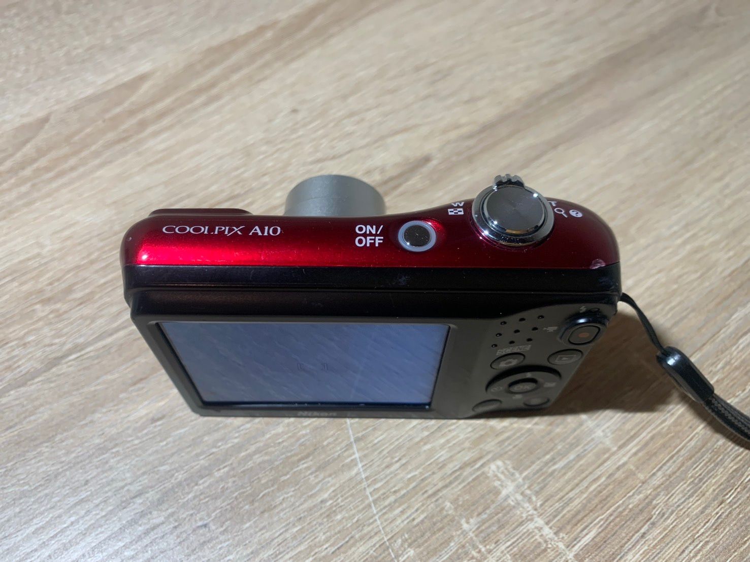 8494 Nikon COOLPIX A10 レッド デジカメ 動作確認済み - メルカリ