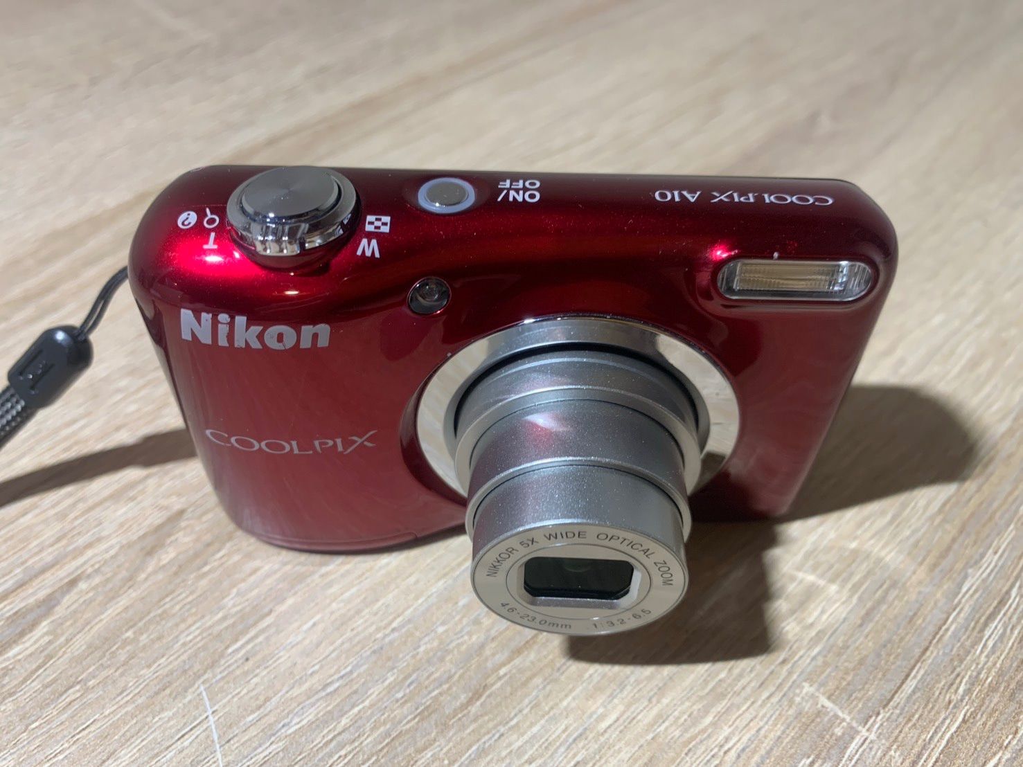 8494 Nikon COOLPIX A10 レッド デジカメ 動作確認済み - メルカリ