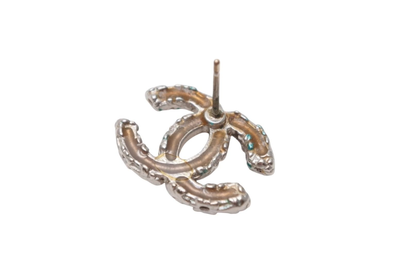 CHANEL シャネル ココマーク ピアス 重量約4.2g A13C刻印 メタル