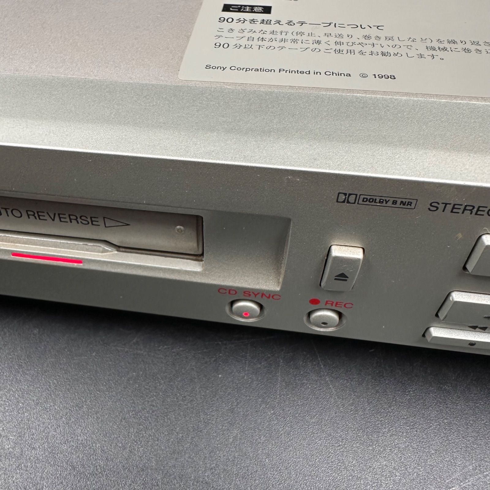 SONY ソニー TC-TX333 カセットデッキ オートリバース - メルカリ