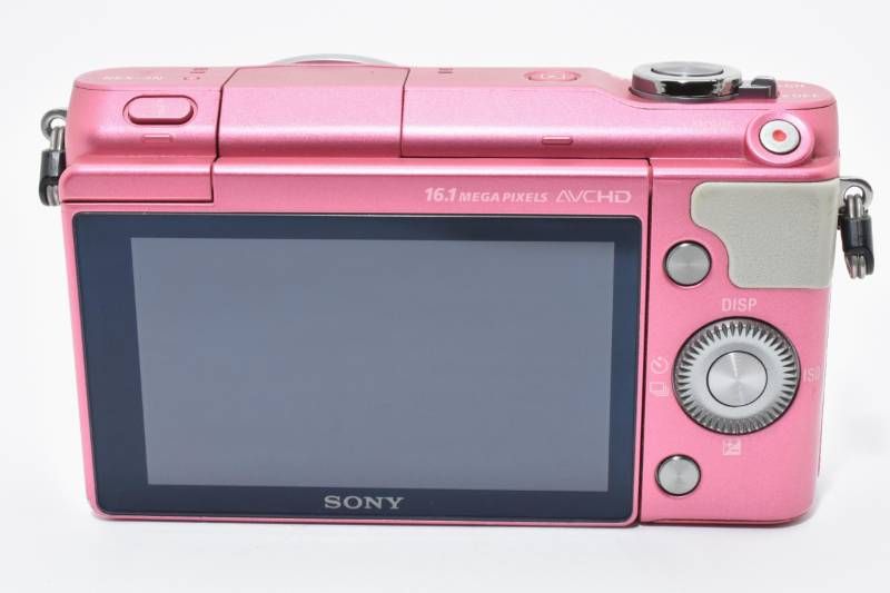 実用光学美品】Sony ソニー NEX-3N ボディ ピンク シャッター数7687枚