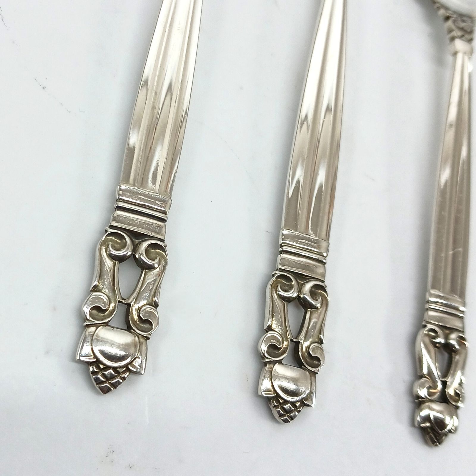 Georg Jensen ジョージジェンセン ACORN エコーン カトラリー 4本