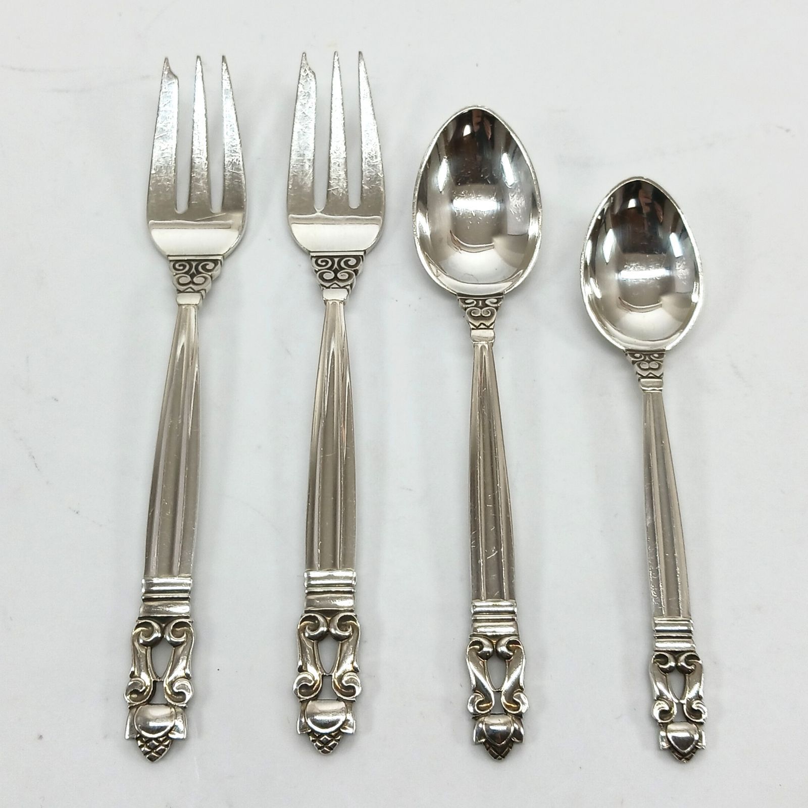 Georg Jensen ジョージジェンセン ACORN エコーン カトラリー 4本