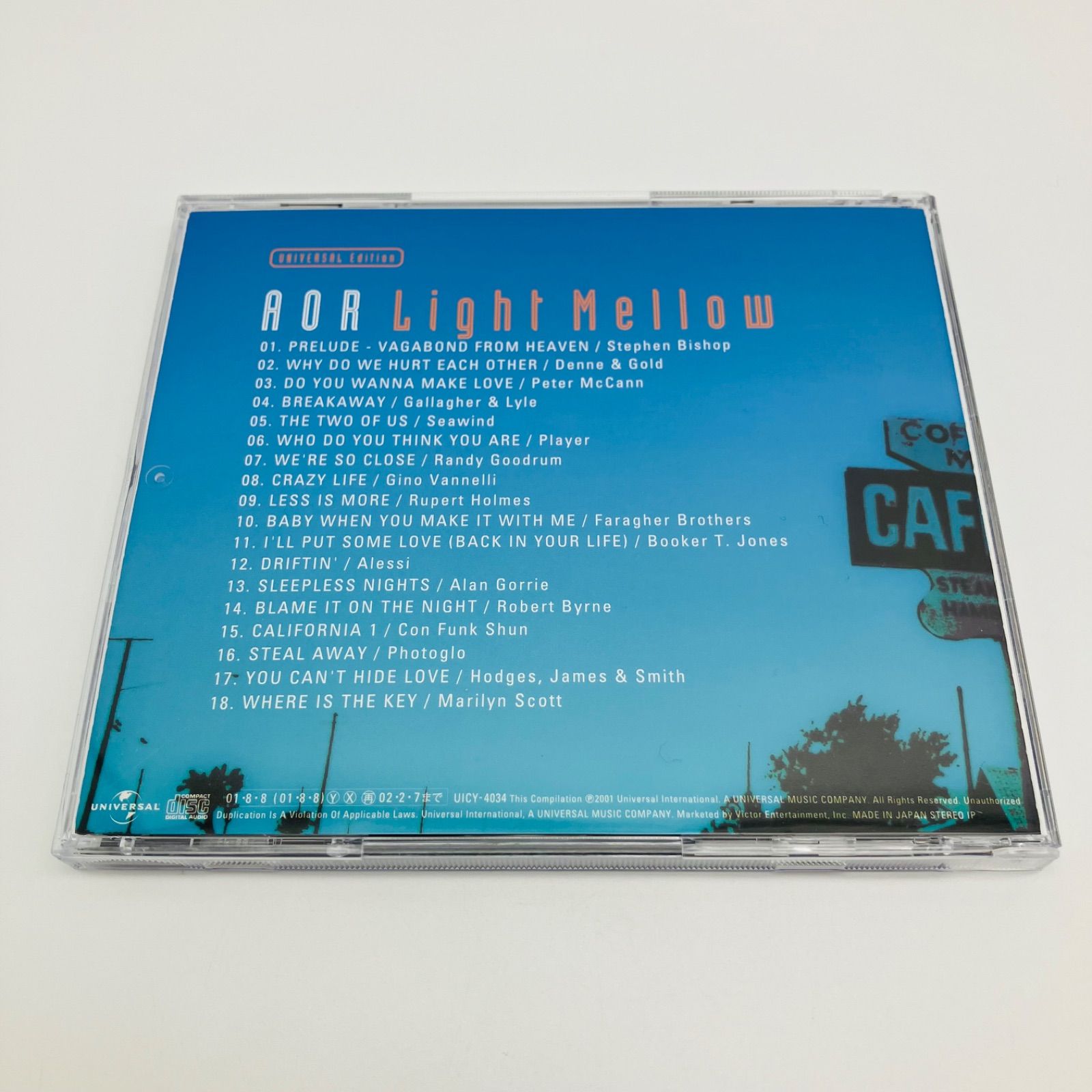 中古 CD 洋楽 AOR Light Mellow UNIVERSAL Edition アルバム 2001