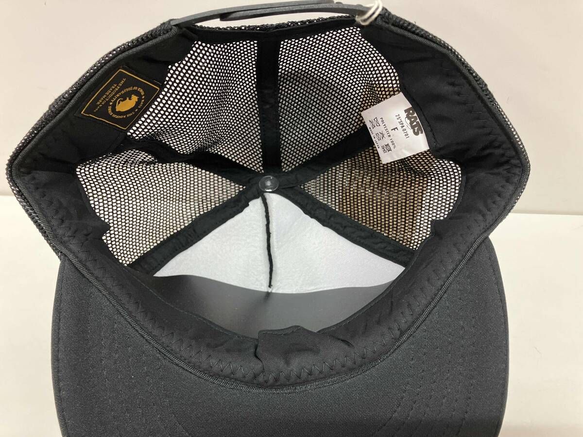 RATS ラッツ キャップ メッシュ 25SS MESH CAP WAY OF LIFE ブラック