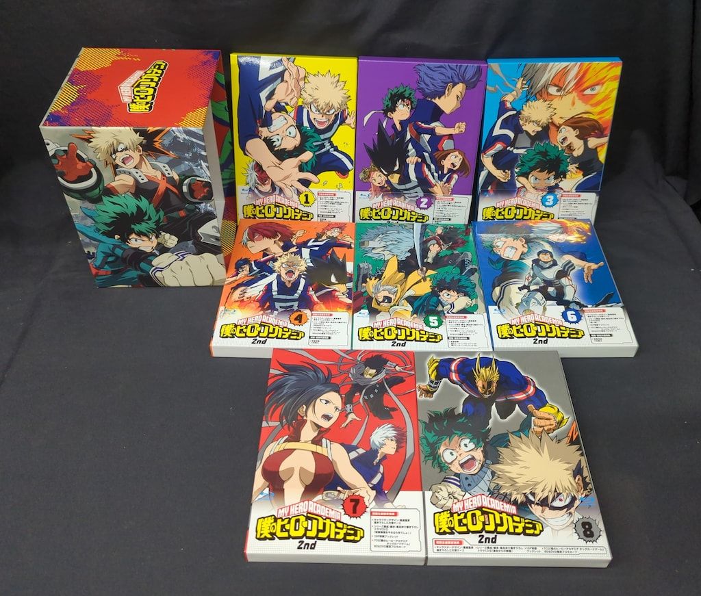 アニメBlu-ray 僕のヒーローアカデミア 2nd 初回生産限定版全8巻