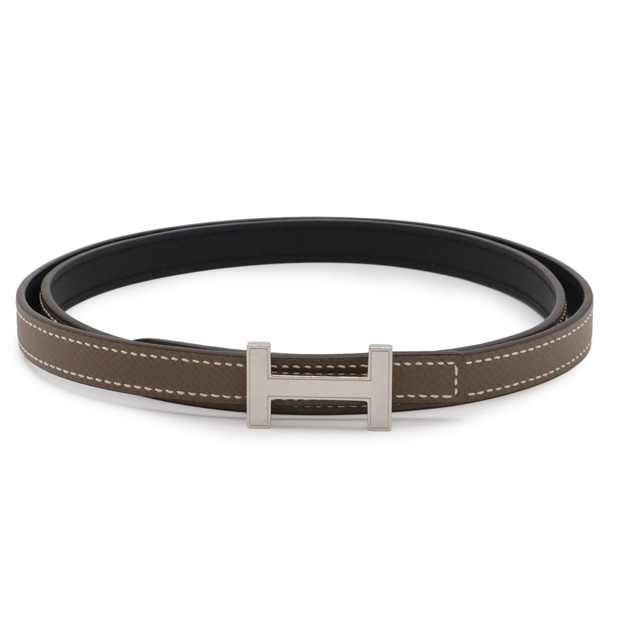 HERMES エルメス フォーカス ベルト Hベルト リバーシブル ヴォー