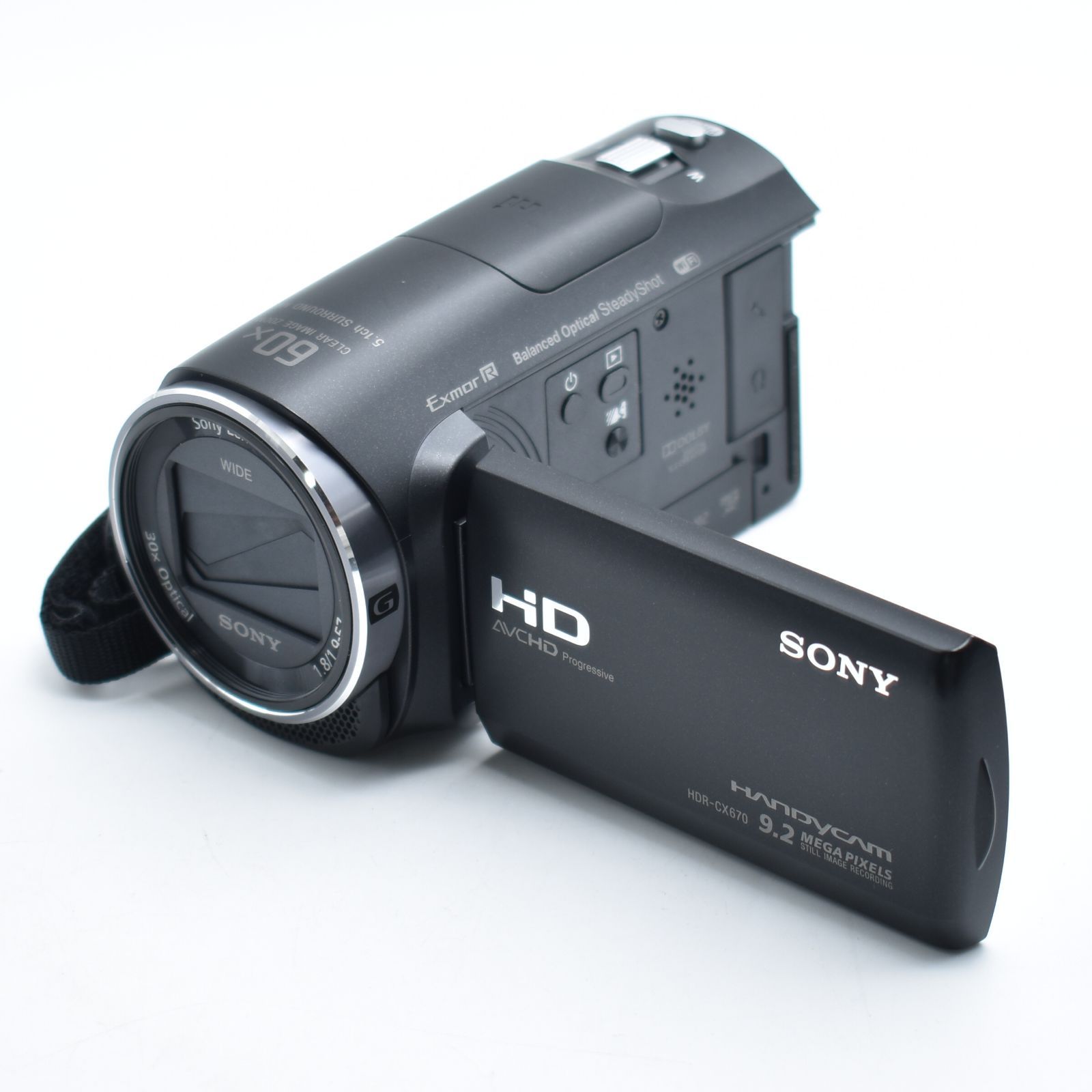 B#11438 SONY HDビデオカメラ Handycam HDR-CX670 ブラック 光学30倍