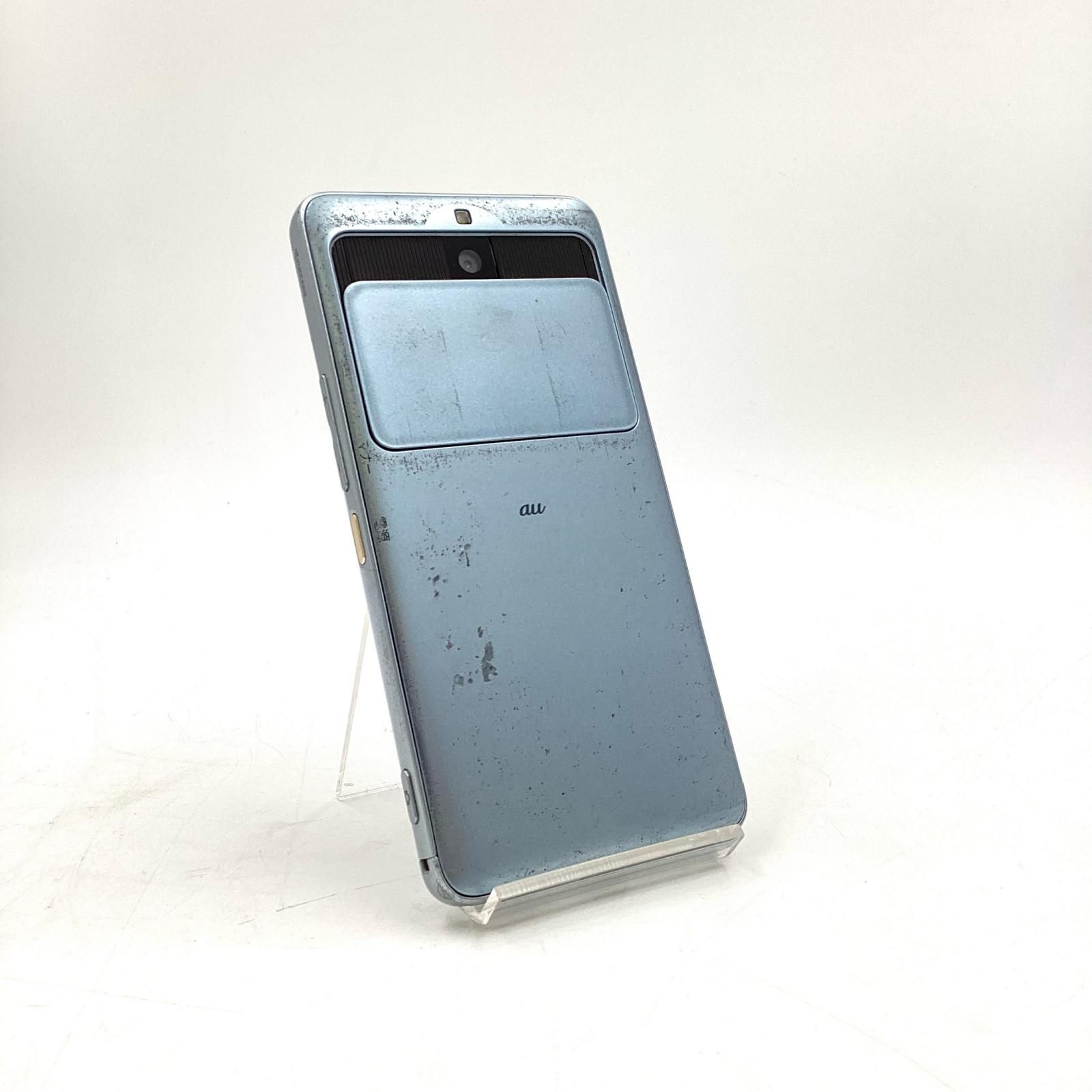 京セラ BASIO 3 32GB ブルー au KYV43 白ロム 動作確認済【全額返金