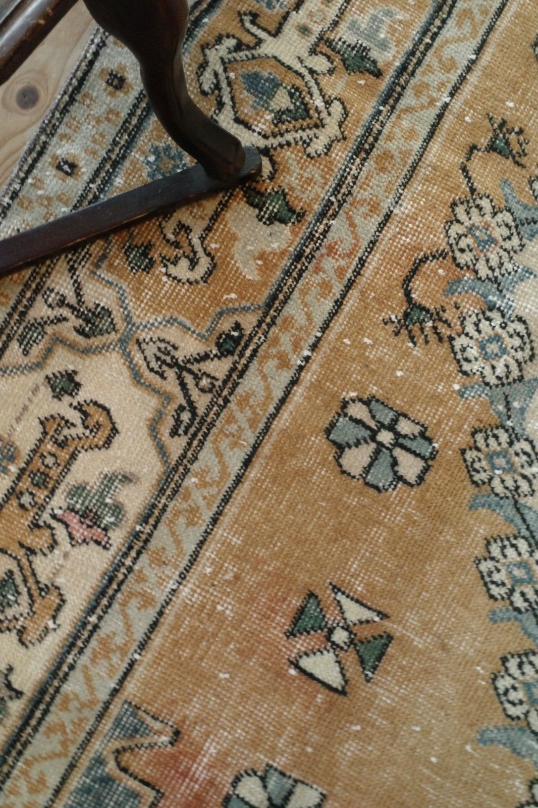 トルコ ヴィンテージラグ ペールオレンジ - メルカリ