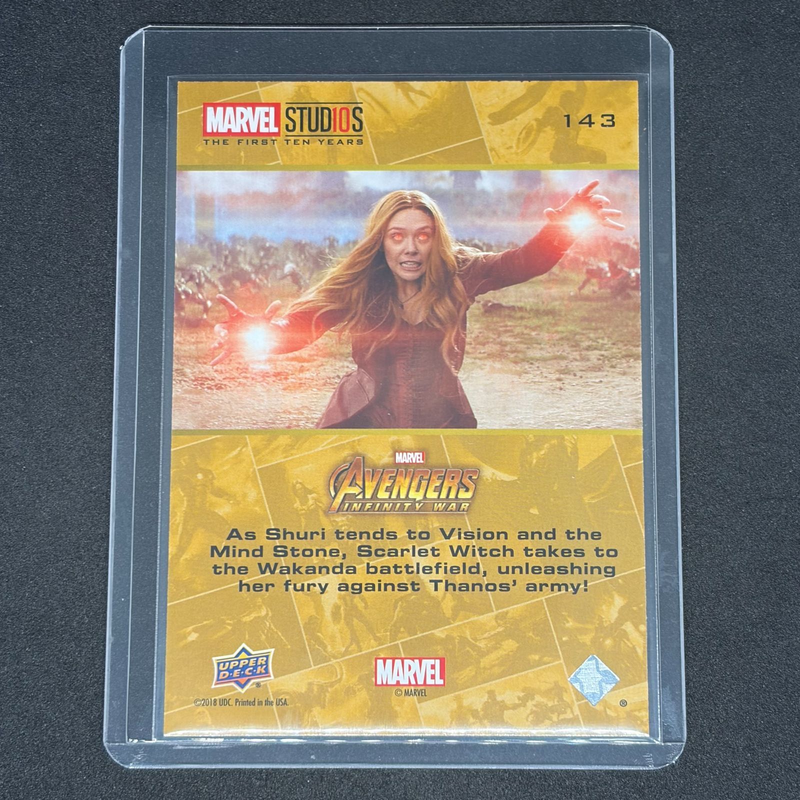Elizabeth Olsen / エリザベス・オルセン 2019 Upper Deck Marvel