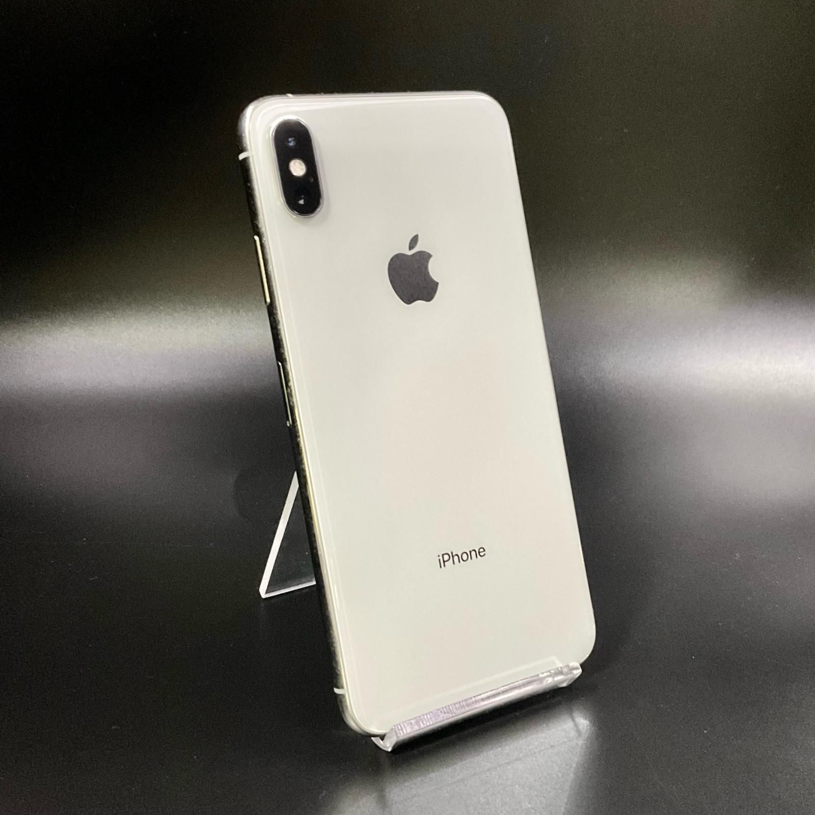 最速発送】 iPhone XS Max 64GB シルバー docomo 白ロム【難有】 74