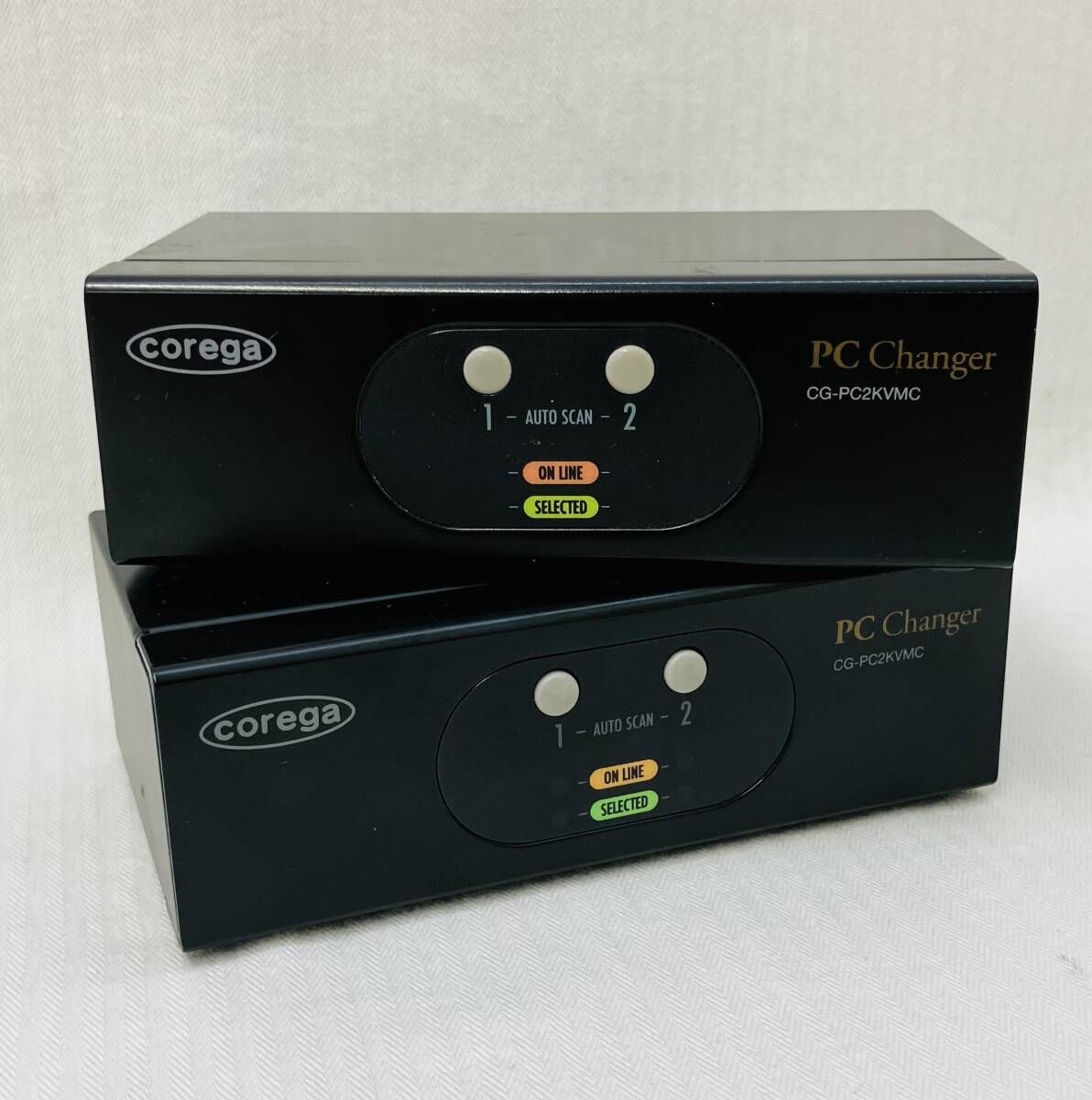 動作確認済] Corega コレガ パソコン自動切替器 2個セット PC2台用