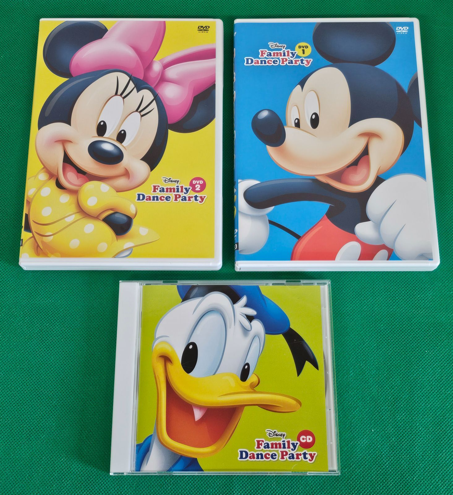 W7-39】◇ディスク欠品あり Disney Family Dance Party DVD1枚+CD1枚