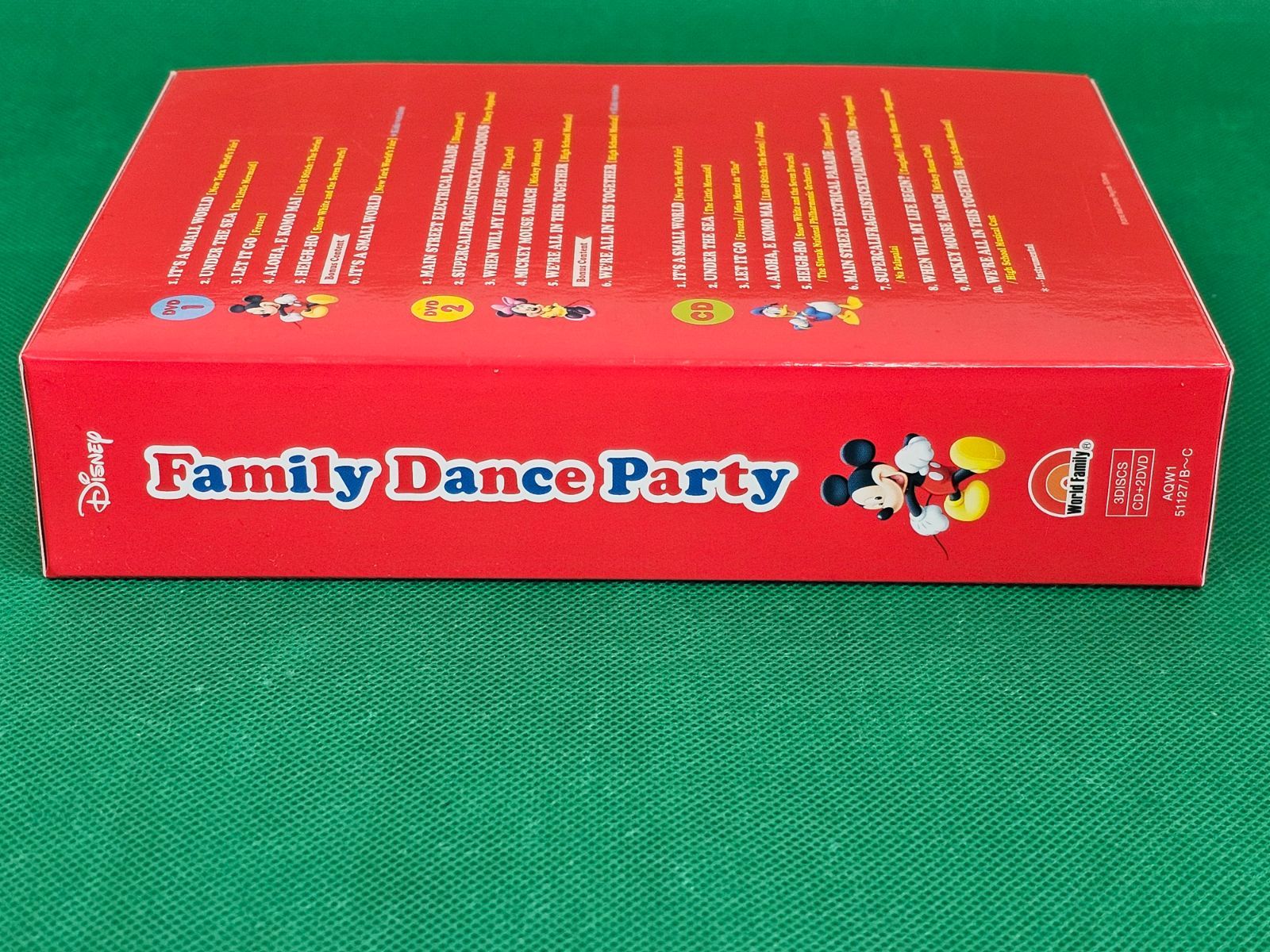 W7-39】◇ディスク欠品あり Disney Family Dance Party DVD1枚+CD1枚