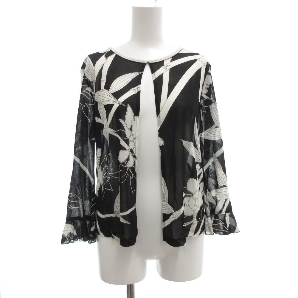 レオナール LEONARD ファッション FASHION シアーカーディガン 羽織 七