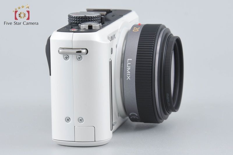 中古】Panasonic パナソニック DMC-GF1 レンズキット シェルホワイト