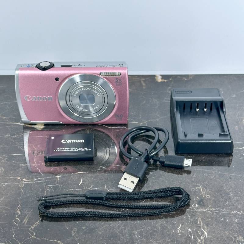 Canon PowerShot A2600 ピンク コンパクトデジタルカメラ 1600万画素