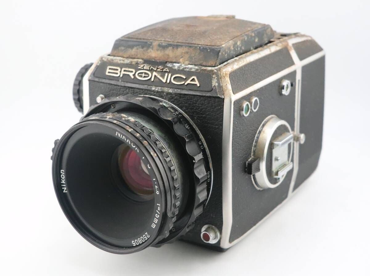 ☆ジャンク品☆ゼンザブロニカ ZENZA BRONICA NIKKOR-P.C 75mm F2.8