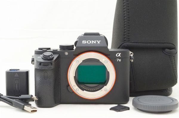 ☆極上美品☆ Sony ソニー α7II ボディ ILCE-7M2 Shot数 9,100枚前後