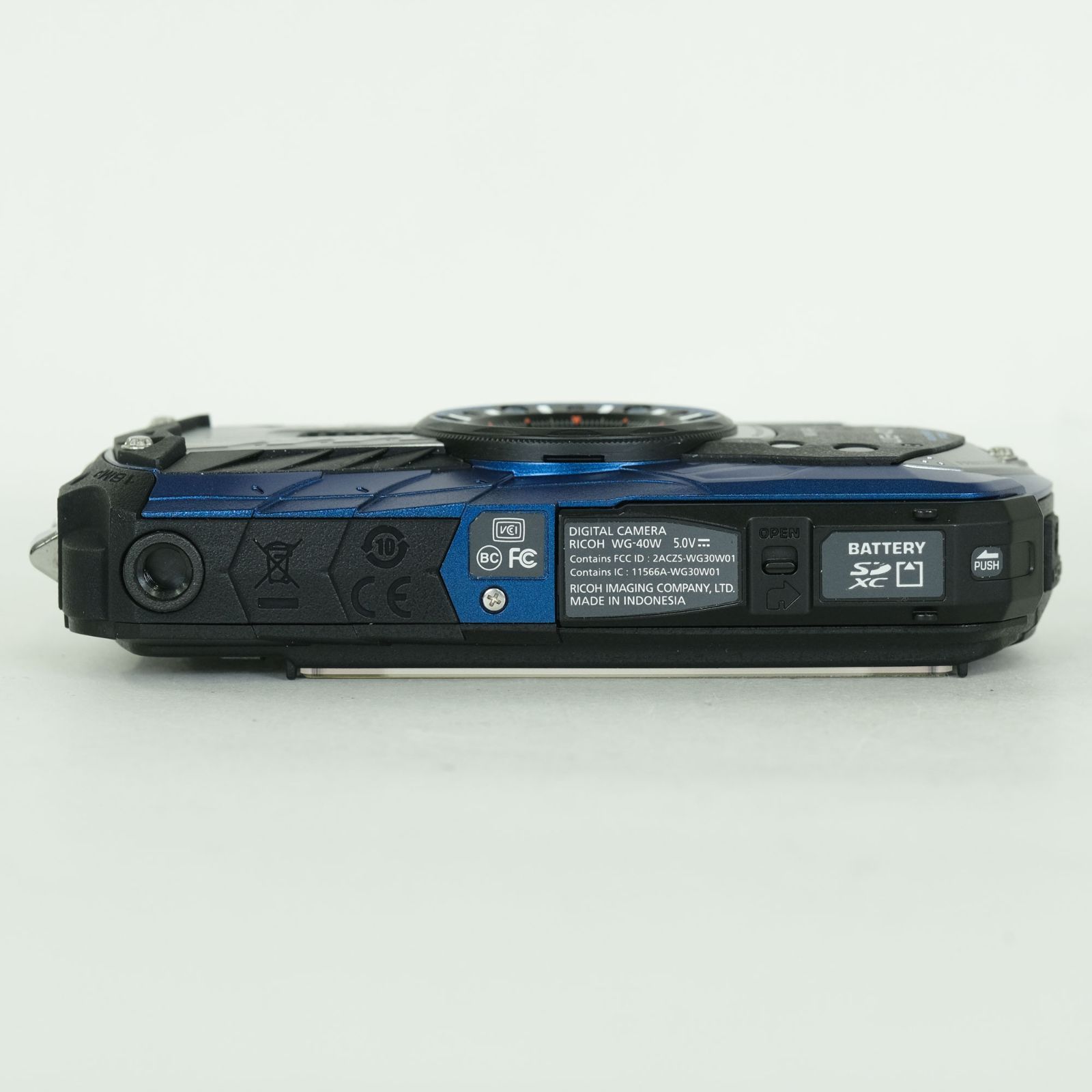 新品同様] RICOH WG-40W ブルー | コンパクトデジタルカメラ - メルカリ