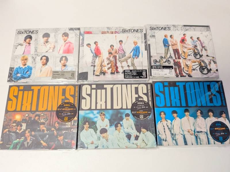 SixTONES シングル CD 3形態 39本セット まとめ売り - メルカリ