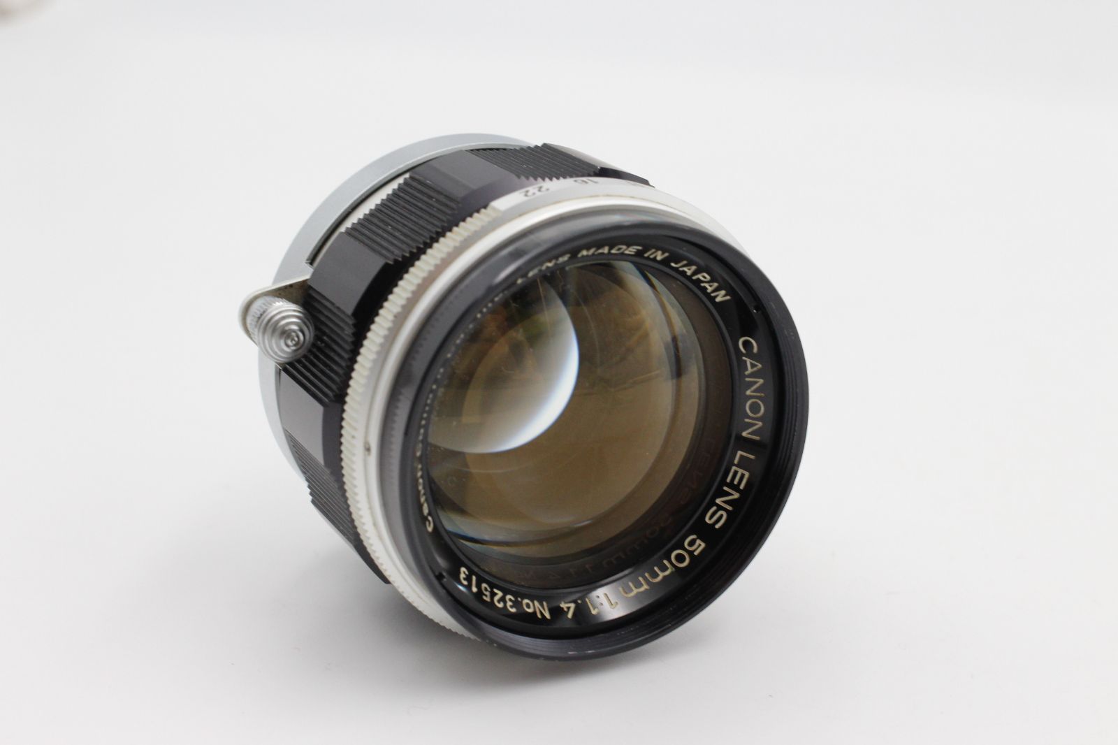 美品☆CANON LENS 50mm F1.4 キャノン レンズ キャップ フード L