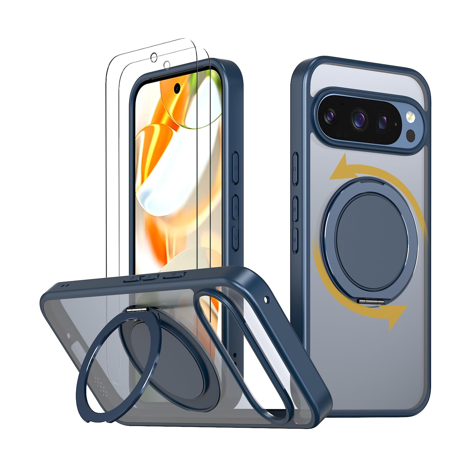 強化フィルム2枚付き】HCXLYP Google Pixel 9 9pro ケース Magsafe対応