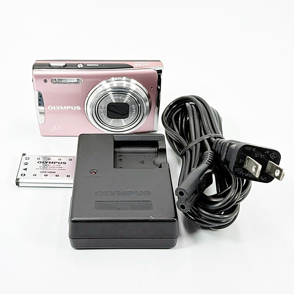 オリンパス OLYMPUS μ1060 ピンク コンデジ カメラ 中古 - メルカリ