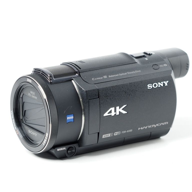 SONY HANDYCAM AX60 4K 64GB 光学20倍 ブラック ソニー ビデオカメラ