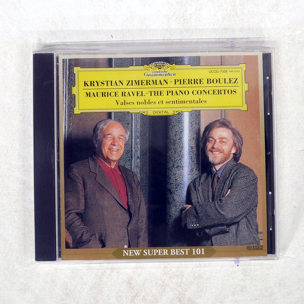 国内盤 クリスティアンツィマーマン/ラヴェルピアノ協奏曲集/DG